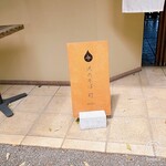 沢のそば 灯 - 看板