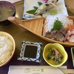 里 - 鮎の塩焼き定食