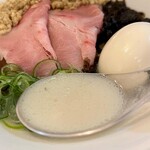 むかん 初台 - 特製鯛塩ラーメン（味玉付き）