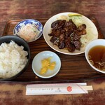 中華ハウス可久 - とんてき定食1500円