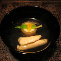 濱壹 - 牛蒡と鯛の真薯、白子のお椀