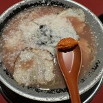 火の国文龍 - 文龍4選　ラーメン、焼豚、煮卵、替玉　こってりで注文