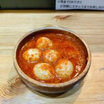 味噌麺処 花道庵 - 辛旨味のチンピラ玉子