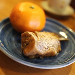 大山屋 - 魚の煮付け＆蜜柑☆