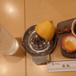 新橋 かま田 - 私はレモンサワーが定番です
