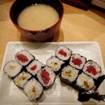 Sushi No Darihan - 鉄火巻き　400円　茎わさび巻き　300円