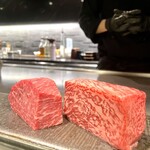 鉄板焼き あさひ - シャトーブリアン/サーロイン）