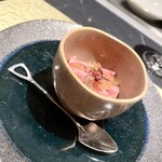 鉄板焼き あさひ - 菜の花とローストビーフ