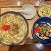 沖縄料理・本場泡盛 かりゆし - 「沖縄そばのランチセット」@1000