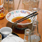 松葉 - トキワ壮ミュージアム内「共同炊事場」に松葉の“まつば”丼鉢が有った！！