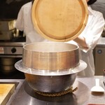 参宮橋 あさや - 釜炊きのお米は共水うなぎと同じ水で育ったものと合わせる美味しさの徹底ぶり。