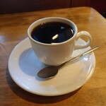 ロータリー松葉 - ◯ホットコーヒー
熱々なんどけど
抽出してから結構時間経過してる
ストロングテイストな味わいだとはいえる

朝から煮込んじゃっている❔（笑）

苦みシッカリ、酸味もくっきり