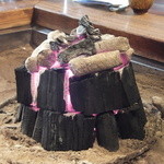 柳家 - 始まる前の炭