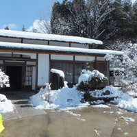 柳家 - 雪景色の柳家さん