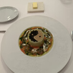 ラ・トゥーエル - ❹ホワイトアスパラガスのシャルロット仕立て。