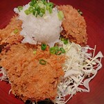 Ootoya - 「豚肩ロースのたれかつ丼」のアップ。