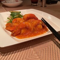 全聚徳 新宿店 - 大海老のチリソース