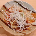 木挽町 とも樹 - 蝦蛄爪のツメは薬味で根こそぎいただきます。ホントは小皿を舐めたいくらい、アハッヾ(≧▽≦)ﾉ