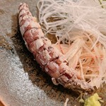 木挽町 とも樹 - 浜茹でなので、ちょっとだけ反っています。卵入りのメスでした