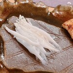 木挽町 とも樹 - 宍道湖七珍のひとつ、シラウオの酒蒸し