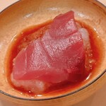 木挽町 とも樹 - カツオは新玉葱おろしで