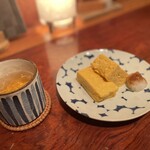 Teuchi Soba Ookawaya - 卵焼きと梅酒