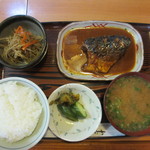 のれん - さば味噌煮定食　　８５０円