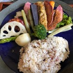 Kita Kamakura Nufu Ichi - それぞれ異なる調理がされた野菜は見た目も味わいも多彩で愉しい