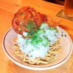 Yakisoba Izakaya Domo - バリポテサラ　￥560