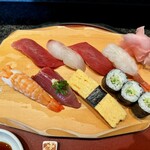 しほう田 - にぎり鮨ランチ…¥1,300円(税込)