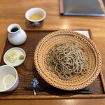 手打ち蕎麦屋 中山邸 晨翁蕎麦 - 十割わり蕎麦(そば粉10割の蕎麦)1300円