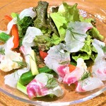 テラコッタ - 真鯛のレモンマリネ カルパッチョ仕立て