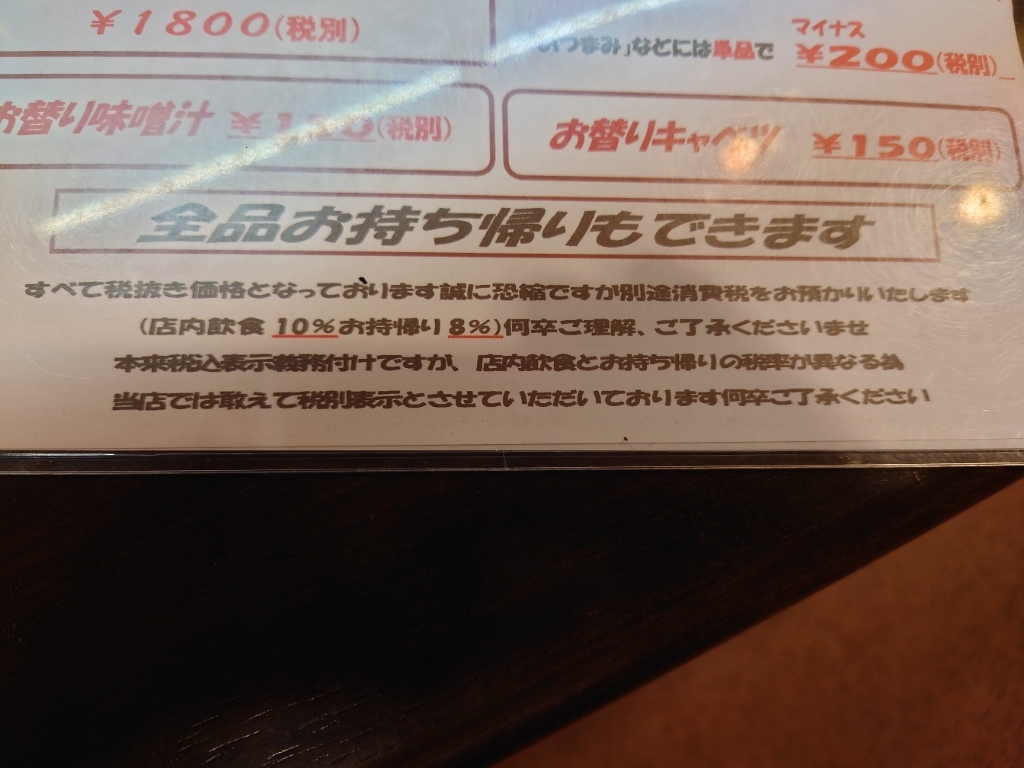 とん吉　オーダーページ メニュー写真 : とん吉 - 荻窪/もつ焼き | 食べログ