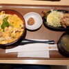 San Wa - あさりと菜の花の親子丼　唐揚セット　1,584円