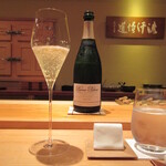 鮨 さかい - ピエール ペテルス ブリュット キュヴェ ド レゼルヴ ブラン ド ブラン グラン クリュ 19000円(税別)