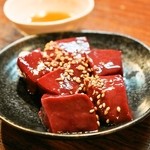 マル超ホルモン - 2014.2 ゴマ塩レバー焼き（850円）