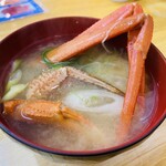 北のどんぶり屋 滝波食堂 - かに汁