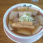 後とう家 - 肉そば。さっぱりとしたスープ。