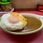 Shukriya - ポークカレー 目玉焼きダブル　ご飯は普通盛り
                      辛さゼロ