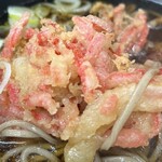 Soba Tsugumi Shokudou - ゲソと紅生姜のかき揚げがボリュームあり！