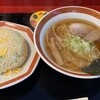 麺飯店 喜楽 - 料理写真:がっつり(ラーメン&チャーハン)¥1200