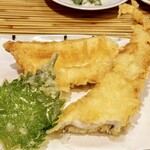 築地 布恒更科 - 穴子天