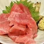 築地 布恒更科 - マグロぶつ