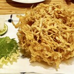 築地 布恒更科 - ジャコ天