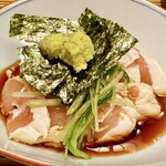 築地 布恒更科 - 鳥わさ