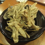 鳥ぷろ - ごぼうの唐揚げ