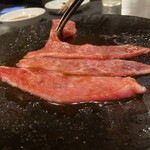 焼肉ホルモン 風土. - 赤肉盛り合わせ
      ＊ミスジ、カイノミ、肩ロースカブリ、USプライムハラミ、和牛サガリ