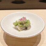 Togoshiginza Sushi Bando - 稚鮎のきゅうり和え