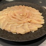 焼肉ホルモン 風土. - ミノの昆布醤油漬け