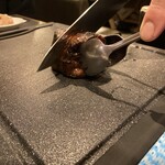 焼肉ホルモン 風土. - タンの塊焼き
      ＊US牛タンを１時間かけて焼き上げた物